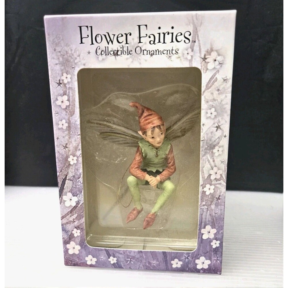 Flower Fairies Ornament Cicely Mary Barker ELF Fairy 86956 Retired 2006 NIB